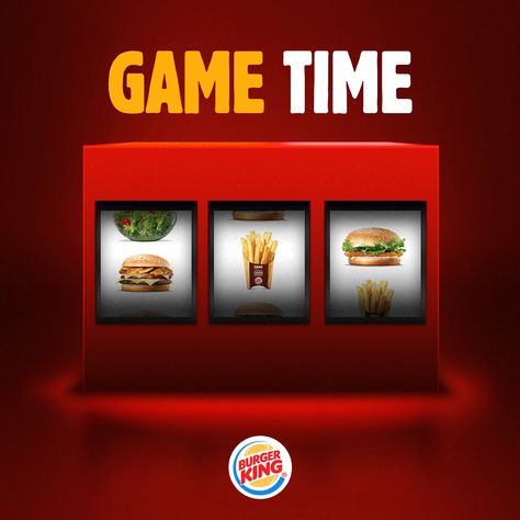 Burger King Social Media Design, Burger King Design, Burger King Ads, Burger Social Media Design, Food Marketing Design, Post Creative Design, Fast Food Social Media, Food Social Media Design, Burger Ads