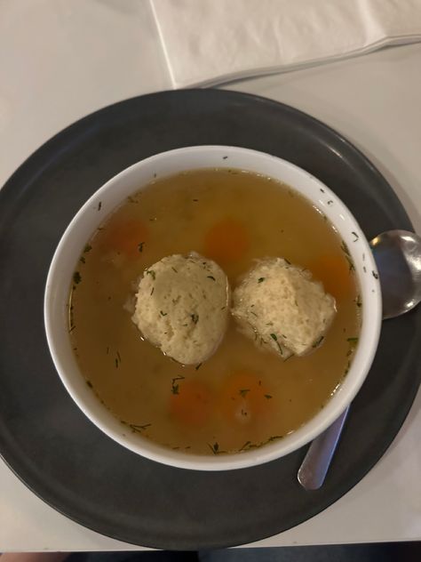 Matzo Ball Soup Aesthetic, Homemade Soup Aesthetic, Eastern Europe Food, Soup Aesthetic, Matzo Ball Soup Recipe, Matzah Ball Soup, Polish Soup, Matzah Ball, Matzo Ball