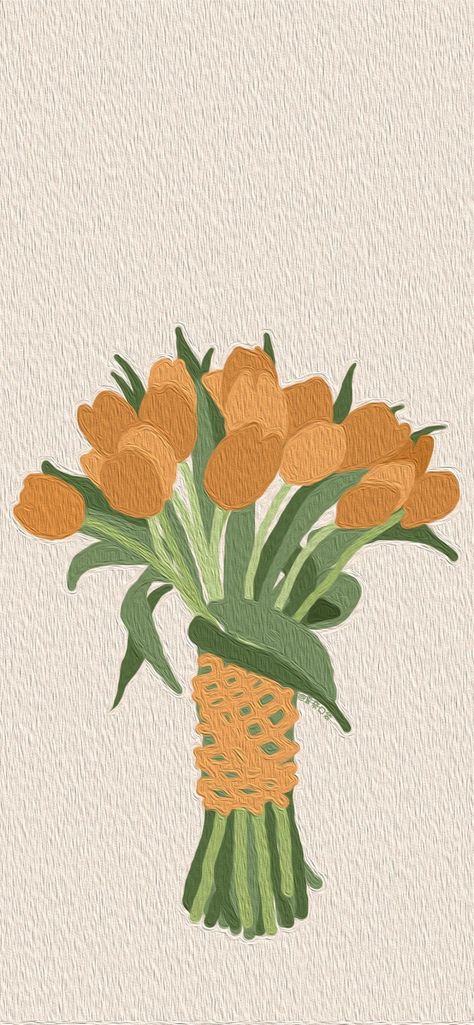 Phone Wallpaper Boho, Pretty Wallpapers Tumblr, Artistic Wallpaper, Orange Tulips, Art Photography Portrait, Cute Fall Wallpaper, Cute Desktop Wallpaper, Wallpaper Stickers, Iphone Wallpaper Photos