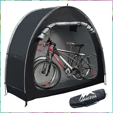 MAIZOA Outdoor Bike Covers Storage Shed Tent,210D Oxford Thick Waterproof Fabric,outdoor aluminum alloy bracket bicycle stora Bicycle Storage Shed, Portable Storage Sheds, Outdoor Bike Storage, Tricycle Motorcycle, Bike Shelter, Foldable Bicycle, Swimming Pool Toys, Adult Tricycle, Bike Cover