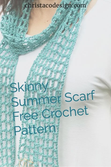 Open Weave Crochet Scarf, Summer Crochet Scarf, 1 Skein Crochet Scarf Free Pattern, Spring Scarf Crochet Pattern, Lacy Scarf Crochet Pattern Free, Crochet Summer Scarf Pattern Free, Truboo Yarn Crochet Pattern Free, Lacy Crochet Scarf Pattern Free, Crochet One Skein Projects