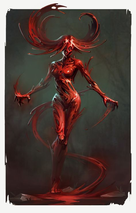 Demon Character, Female Monster, Dark Creatures, 다크 판타지, Monster Concept Art, Bloodborne, Demon Art, Fantasy Monster, Creature Concept Art