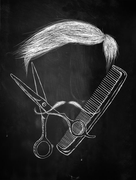 Hair scissors comb mustache Free Photo Barber Pictures, Barber Shop Pictures, Modern Barber Shop, Barber Poster, Barber Shop Interior, Barber Tattoo, Barber Man, Barber Logo, Hair Stylist Logo