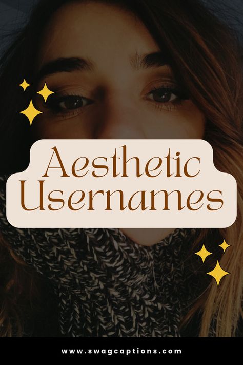 Searching for the perfect aesthetic username that's equal parts stylish and fresh? This collection has you covered with trendy, one-of-a-kind options that haven't already been scooped up a million times over. Maybe you're drawn to modern, minimalist handles that give off artsy, urbane vibes. Or maybe nature-inspired gems with floral, celestial, or seaside themes are more your aesthetic. You'll find aesthetic username ideas that allow you to craft an online presence that feels truly you. Aesthetic Username Ideas, Cute Usernames For Instagram, Cool Usernames For Instagram, Usernames For Instagram, Aesthetic Usernames, Find Aesthetic, Ideas For Instagram, Best Aesthetic, Instagram Username Ideas