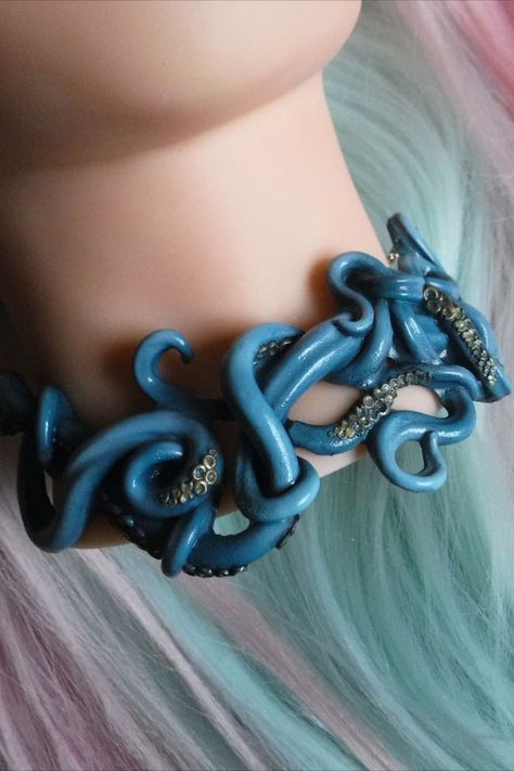 Hand crafted resin tentacle choker Kraken, Ear Cuff, Choker, Hand Crafted, Cuff, Wallpapers