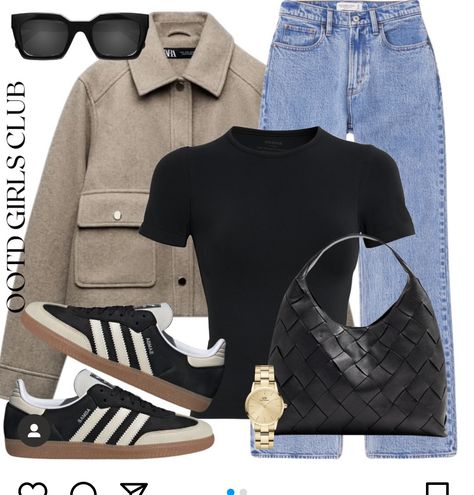 Classic Chic Outfits, Looks Adidas, Boho Winter Outfits, Adidas Sambas, La Outfits, Adidas Outfit, Casual Chic Outfit, Girls Club, Sporty Outfits