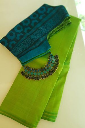 Exclusive Saree Blouse Designs, Saree Blouse Styles, Cotton Saree Blouse Designs, Cotton Blouse Design, Cotton Saree Blouse, Simple Saree Designs, Green Plain, New Saree Blouse Designs, Cotton Saree Designs