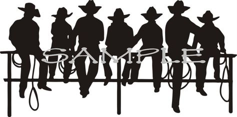 Western Cowboy Images - Cliparts.co Western Wall Decor, Fence Wall, Silhouette Images, Western Wall, Modern Fence, Line Dance, Privacy Fence, Silhouette Cameo Projects, Silhouette Ideas