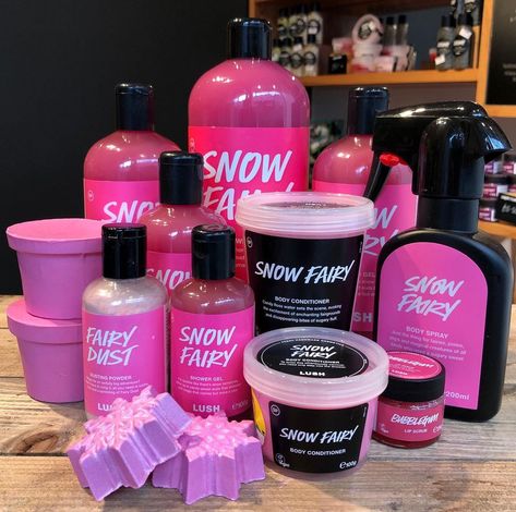 Snow Fairy Lush, Lush Aesthetic, Body Conditioner, Lush Products, Snow Fairy, Shower Skin Care, Shower Routine, Body Skin Care Routine, Body Love