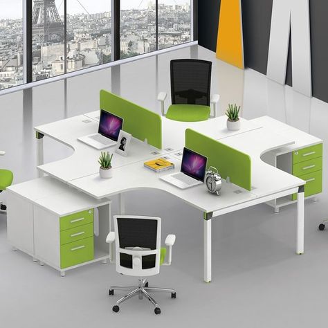 Office Interior Design Workspaces, Modern Office Space Design, Cubicle Design, Office Cubicles, Office Dividers, Cheap Office Furniture, Modular Office Furniture, Modern Office Space, Modular Office