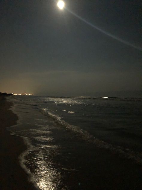 Moonlight walks on the beach are a must at...Livin' The Dream Night On The Beach, Walks On The Beach, Beach At Night, At Night, The Moon, The Beach, Moon, Water