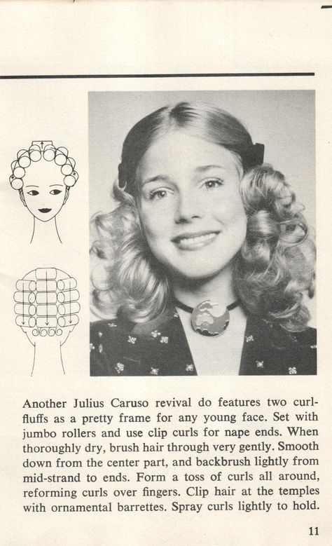 70s Hair Tutorial, Roller Pattern, 60s Hair Tutorial, Pattern Roller, Vintage Hairstyles Tutorial, Vintage Curls, 60s Hair, 70s Hair, Hair Patterns