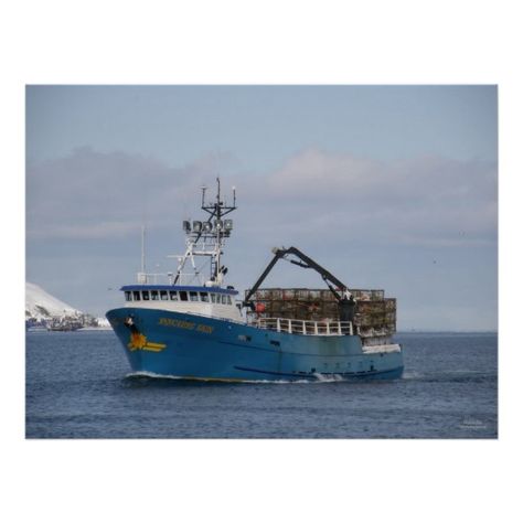 Crab boat Dutch Harbour...just another one of his adventures! Crab Boat, Alaska Poster, Big Boats, Deadliest Catch, Water Taxi, Crab Fishing, Fishing Vessel, Bigger Boat, Ship Art