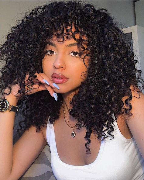 @alyshaczw • • • • • #curlyhair #curlyhairkillas #curlyhairstyles #curl #curls #curly #curlyhaircare #curlybeauties #curlycommunity… Long Curly Hair, Long Curly, Short Curly, Curly Hair, Wigs, Lace, Hair, White