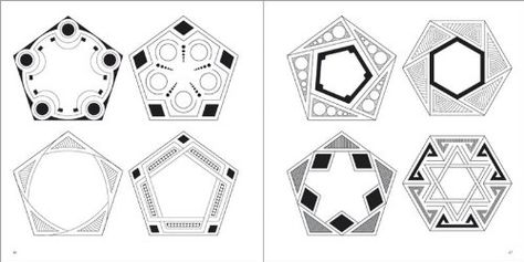 Pentagon Pentagon Architecture, Pentagon Building Architecture, Pentagon Pattern, Pentagon Pattern Design, Octagon Geometric Designs, Hexagonal Geometric Pattern, Pentagon Design, Pentagon Shape, Geometric Pattern Design