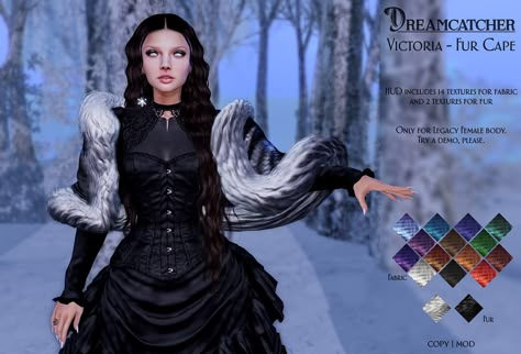 DREAMCATCHER - Victoria - Fur Cape @ The Gothmas Market | Flickr Sims 4 Prince Clothes, Sims 4 Cc Cape Accessory, Sims 4 Shawl Cc, Sims 4 Cape Cc, Sims 4 Cloak, Ring Advent, Sims Historical, Mascarade Dresses, Sims Medieval