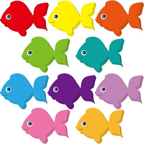 Amazon.com: 200 Pieces Fish Paper Cutouts Classroom Bulletin Board Decorations Colorful Fish Shapes Accents Fish Die Cuts for Wall Decor Kids School Themed Party Supplies Teachers DIY Craft Projects : Office Products School Themed Party, Ocean Classroom Decor, Classroom Bulletin Board, Ocean Theme Party, Animal Cutouts, Summer Party Themes, Pattern Activities, Paper Cutouts, Teachers Diy