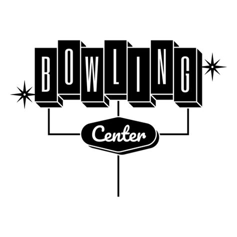 Bowling center cut out sign PNG Design Bowling Shirt Design, Bowling Logo, Bowling Center, Design Sustainability, Job Tips, Design Jersey, Bowling Team, Bowling Shirt, Bowling Shirts