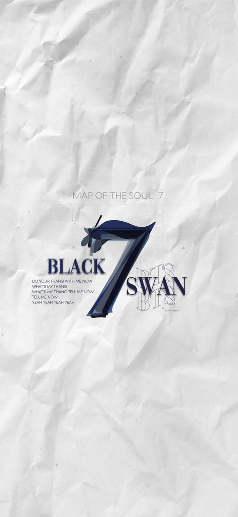 Bts Black Swan Wallpaper, Black Swan Wallpaper, Bts Black Swan, Swan Wallpaper, Lyric Wallpaper, Bts Name, Bts Tattoos, Tell Me Now, Bts Black