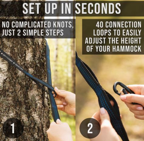 How to Hang a Hammock Anywhere - Improvised Life Hang A Hammock, Hammock Tree Straps, Resistance Tube, Indoor Swing, Hammock Stands, Resistance Band Set, Strengthen Core, Diy Clothes Life Hacks, Living Off The Land