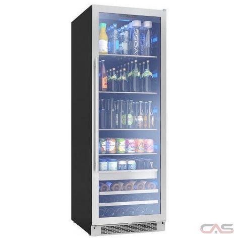 Pantry Layout, Drink Fridge, Bakery Design Interior, Wine Coolers Drinks, Beverage Fridge, Beverage Centers, Pull Out Shelves, Glass French Doors, Beverage Refrigerator