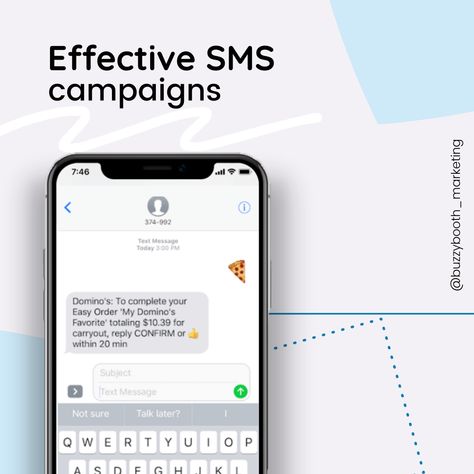 Reach customers directly through SMS campaigns! #smsmarketing #customer #outreach #marketing #growthmarketing #customerreviews #BuzzyBooth #restaurantowners #business #businessowners #advertising #branding #digitalmarketing #direct #phone #text #campaign #marketingcampaign Outreach Marketing, Social Proof, Sms Marketing, Growth Marketing, Customer Review, Build Trust, Marketing Campaigns, Text Messages, Digital Marketing