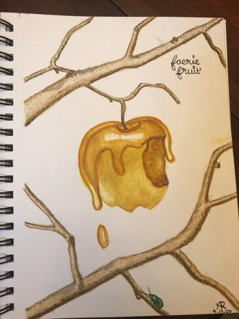 The Cruel Prince Golden Acorn, The Cruel Prince Faerie Fruit, The Cruel Prince Drawing Ideas, Cruel Prince Coronation, The Cruel Prince Drawing, Cruel Prince Drawing, Cruel Prince Tattoo, The Cruel Prince Aesthetic, Prince Drawing