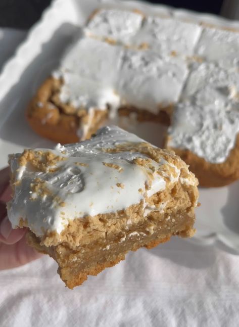 FlufferNutter Bars - by Viviane Eldarazi Fluffy Nutter Bars, Peanut Butter Fluffernutter Bars, Dessert For Gathering, Peanut Butter Marshmallow Fluff Bars, Fluffanutter Bars, Peanut Butter Fluff Bars, Gooey Peanut Butter Bars, Nutter Butter Bars, Fluffer Nutter Bars