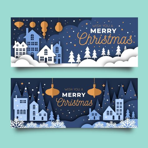 Christmas Website Banner, Banner Christmas Design, Christmas Banner Design, 2025 Design, Easy Christmas Drawings, Anti Christmas, Banners Template, Christmas Package, Logo Video