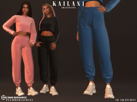 Sims 4 Cc Track Pants, Sims 4 Sweatpants, Sims 4 Cc Tracksuit, Sims 4 Cc Sweatpants, Sims 4 Cc Pants Female, High Waisted Sweatpants, Cuffed Sweatpants, Sims 4 Cc Folder, Sims 1