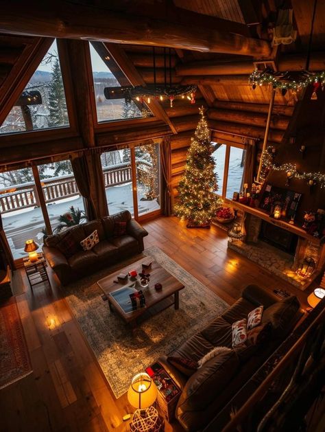 Cabin Christmas Aesthetic, Christmas Cabin Aesthetic, Dream Bored, Creativity Motivation, Cabin Christmas Decor, Modern Log Cabin, Cabin Vibes, Country Wedding Inspiration, Cabin Aesthetic