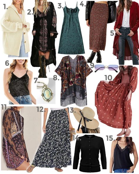 Practical Magic Outfits-The Perfect Fall Wardrobe – Stealing Pretty Practical Magic Wardrobe, Romantic Witchy Outfits, Practical Magic Clothes, Practical Magic Clothing Aesthetic, Practical Magic Style Outfits, Practical Magic Outfits Aesthetic, Practical Magic Halloween Costume, Practical Magic Aesthetic Outfits, Practical Magic Fashion