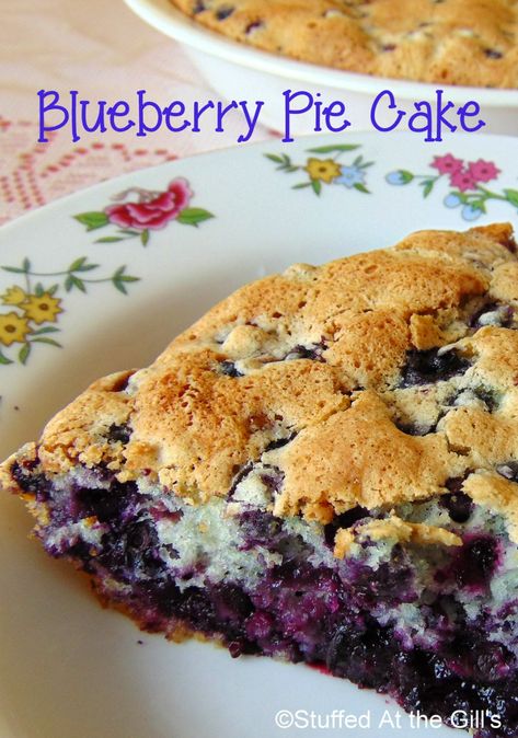 Blueberry Pie/Cake Blueberry Desserts Recipes, Baked Dessert, Dessert Oreo, Blueberry Cake Recipes, Desserts Keto, Blueberry Desserts, Desserts Vegan, Berries Recipes, Easy No Bake Desserts