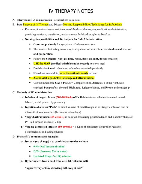 Infusion Therapy Nursing, Iv Nutrient Therapy, Iv Therapy Complications, Med Spa Iv Therapy, Iv Therapy Nursing Notes, Iv Set Up Nursing, Infusion Nurse Iv Therapy, Iv Medication Administration, Iv Nutrition Therapy