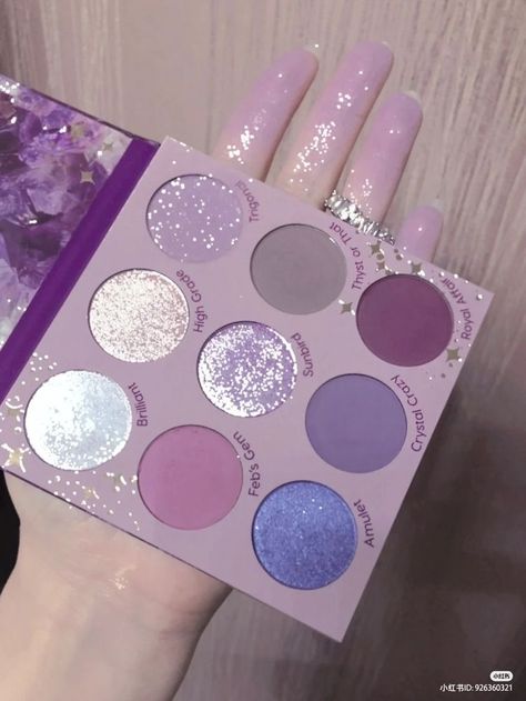 Makeup Palates, Egyptian Make Up, Pastel Things, Makeup Pallets, Purple Makeup, Fancy Makeup, Goth Makeup, Glowy Makeup, Makeup Obsession