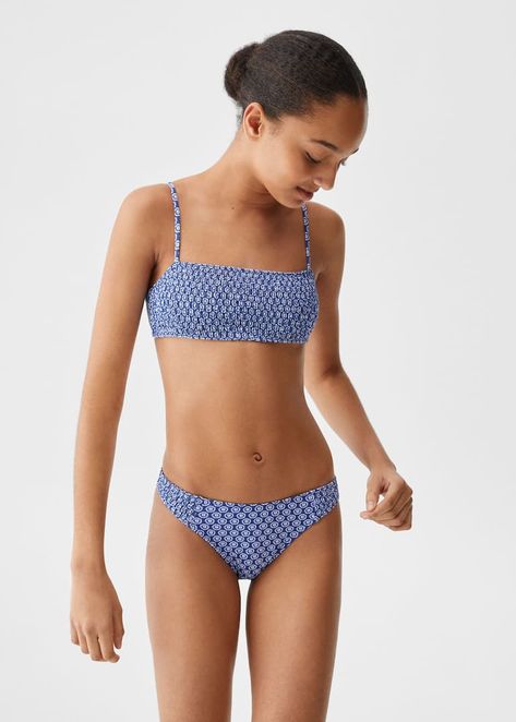 Bikinis and swimsuits for Teenage girl 2023 | Mango Teen USA Teenage Swimsuits Bikinis, Cute Bikinis For Teens Summer, Cute Swimsuits For Teenagers, Baiting Suits, Teen Swimwear, Satin Wrap Blouse, Printed Satin Dress