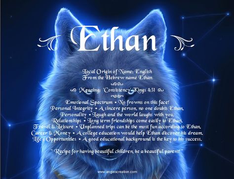 Names And Their Meaning Ethan Meaning, Ethan Name Meaning, Ethan Name, Personal Integrity, Hebrew Names, Creative Names, Parent Life, Name Meaning, Names With Meaning