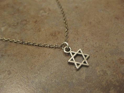 Dina Aesthetic, Danganronpa Ocs, Stanley Uris, Brian Epstein, Annie Edison, Ziva David, Jewish Necklace, Star Of David Necklace, Necklace Aesthetic