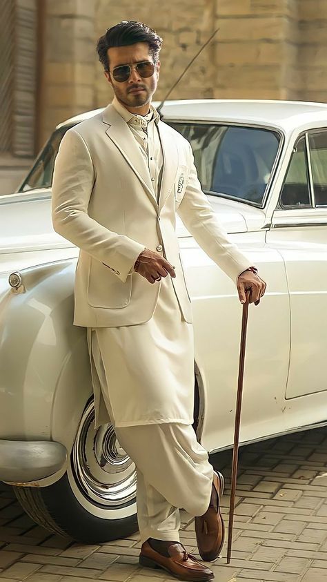 Man Dress Design, Indian Wedding Clothes For Men, Dapper Gentleman Style, Feroze Khan, Wedding Kurta, Wedding Kurta For Men, Kurta Pajama Men, Groom Dress Men, Gents Kurta Design