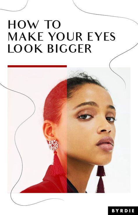 6 Easy Tricks That Make Your Eyes Look Bigger Makeup For Small Eyes To Look Bigger, Makeup To Make Eyes Look Bigger, How To Make Eyes Look Bigger, Make Eyes Look Bigger, Make Your Eyes Look Bigger, Makeup For Small Eyes, Smudged Makeup, Bigger Eyes, Facial Bones