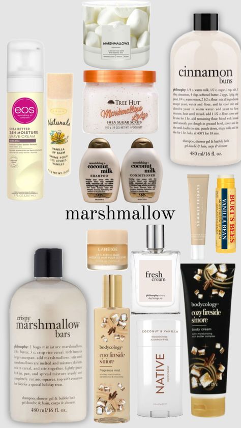 Marshmallow Scent Perfume, Marshmallow Body Care, Smell Like Marshmallow, How To Smell Like Marshmallow, Marshmallow Perfume, Marshmallow Scent, Vanilla Smell, Scent Combos, Fragrances Perfume Woman