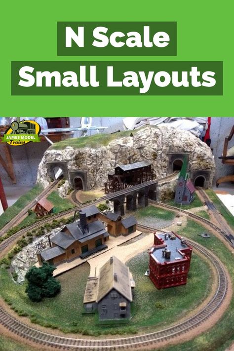 n scale small train layouts Z Scale Model Train Layouts, N Gauge Model Railway Track Plans, 4x8 Ho Train Layout Ideas, N Scale Model Train Layouts, Model Train, Scale Model, Kato Unitrack, Toy Train Layouts, Lionel Trains Layout