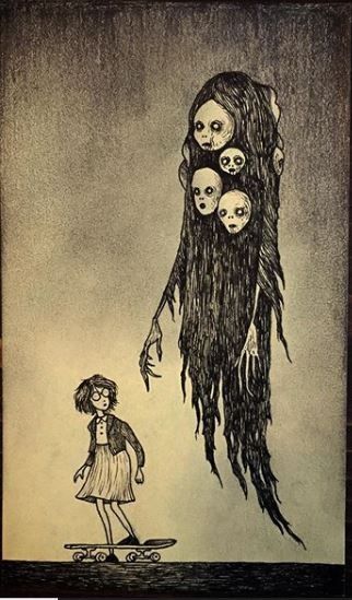 John Kenn Mortensen, Nightmares Artwork, John Kenn, Redhead Art, Monster Artwork, Notes Art, Biblical Art, Dark Art Illustrations, Scary Art