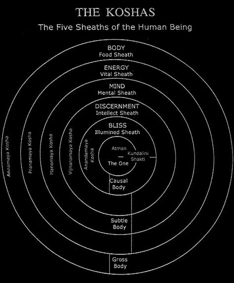 Kosha, usually rendered “sheath”, is one of five coverings of the Atman, or Self according to Vedantic philosophy. According to Vedanta, the wise person being aware of the subtle influences of the … Pranamaya Kosha, Annamaya Kosha, Sri Sri Ravi Shankar, Advaita Vedanta, The Five Elements, Meditation Spirituality, Kriya Yoga, Five Elements, Wise Person