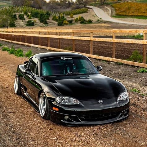 Miata Mods, Miata Car, Mx5 Nb, Initial D Car, Mazda Roadster, Slammed Cars, Mazda Mx5 Miata, Miata Mx5, Car Inspiration