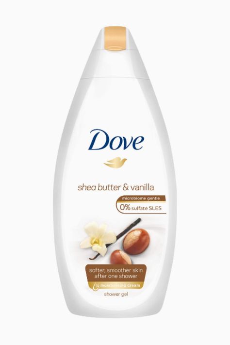 Dove Vanilla Shampoo, Vanilla Body Wash Aesthetic, Hygiene Products Png, Vanilla Self Care Products, Vanilla Wishlist, Vanilla Hygiene Products, Dove Vanilla, Vanilla Body Care, Lush Vanilla