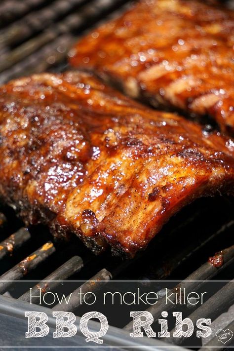 Rub For Ribs, Barbecue Ribs Recipe, Bbq Recipes Ribs, Bbq Pork Ribs, Pork Rib Recipes, Barbecue Ribs, Ribs On Grill, Ribs Recipe, Bbq Ribs