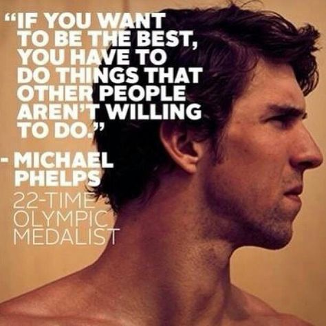 Michael Phelps #sports #quotes Need swim team t-shirts? www.wegotspirittees.com Swimming Motivation, Inspirational Sports Quotes, Athlete Quotes, Swimmers Life, Nurse Manager, Tennis Training, Swimming Quotes, Sports Psychology, Sport Quotes Motivational