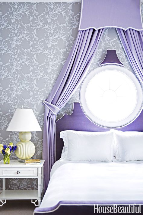 Bring In Some "Millennial Lilac" Purple Bedrooms Ideas, Mint Green Bedroom, Lilac Bedroom, Bedroom Purple, Purple Bedrooms, Purple Bedroom, Purple Rooms, Bedroom Color Schemes, Bedroom Green