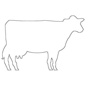 12 Cow Coloring Pages & Outlines – Best Cute Cow Scenes Cow Cutout Template, Outline Of Cow, Farm Animals Outline, Cow Outline Printable, Free Cow Printables, Cow Template Free Printable, Cow Line Drawing, Cow Template, Cow Mural